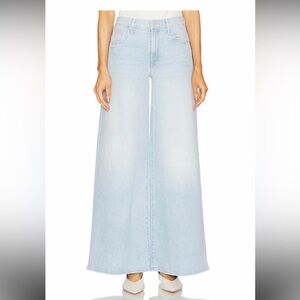 MOTHER Swisher Sneak Wide-Leg Jeans